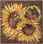 GIRASOLI 2002 - cm 110x110 -  euro 1200